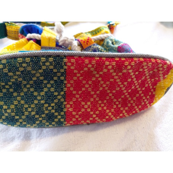 Mexican multicolored crossbody bag embroidered Doll Adjustable Robe Souvenirs - Picture 7 of 11